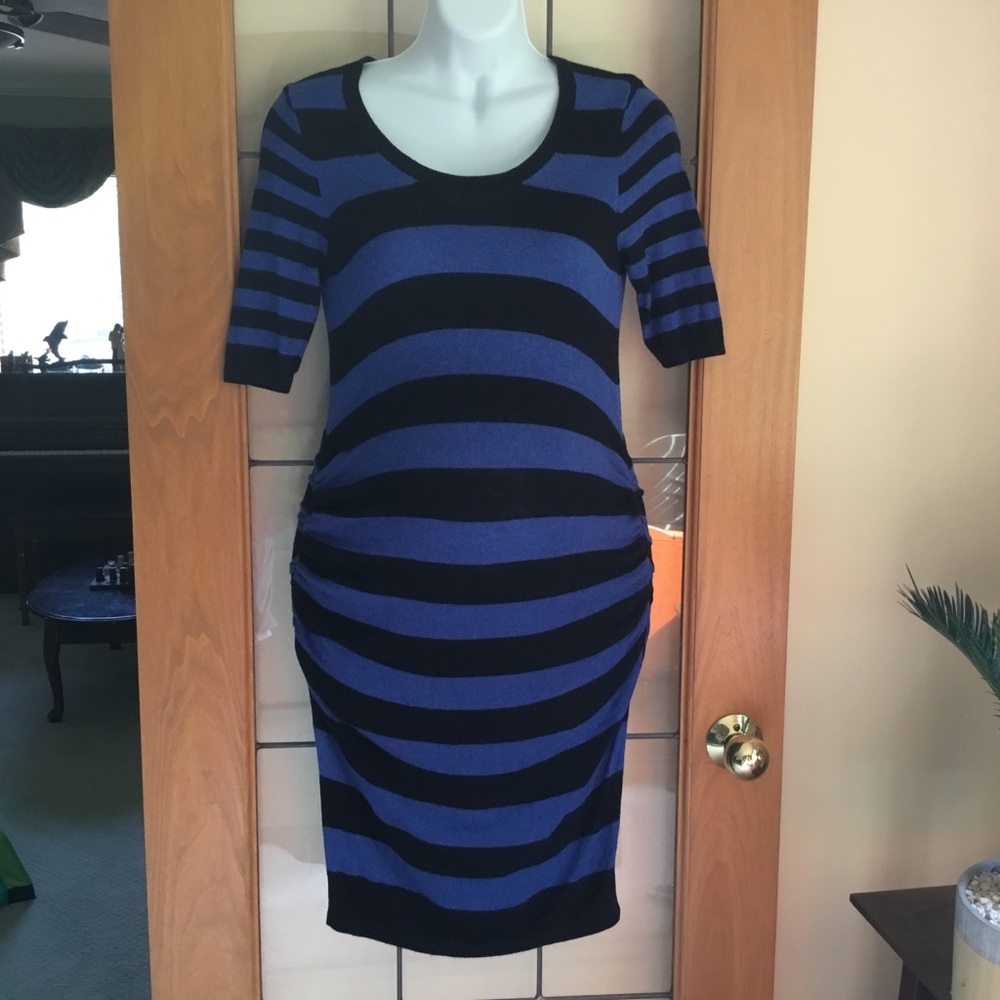 Maternity sweater dress